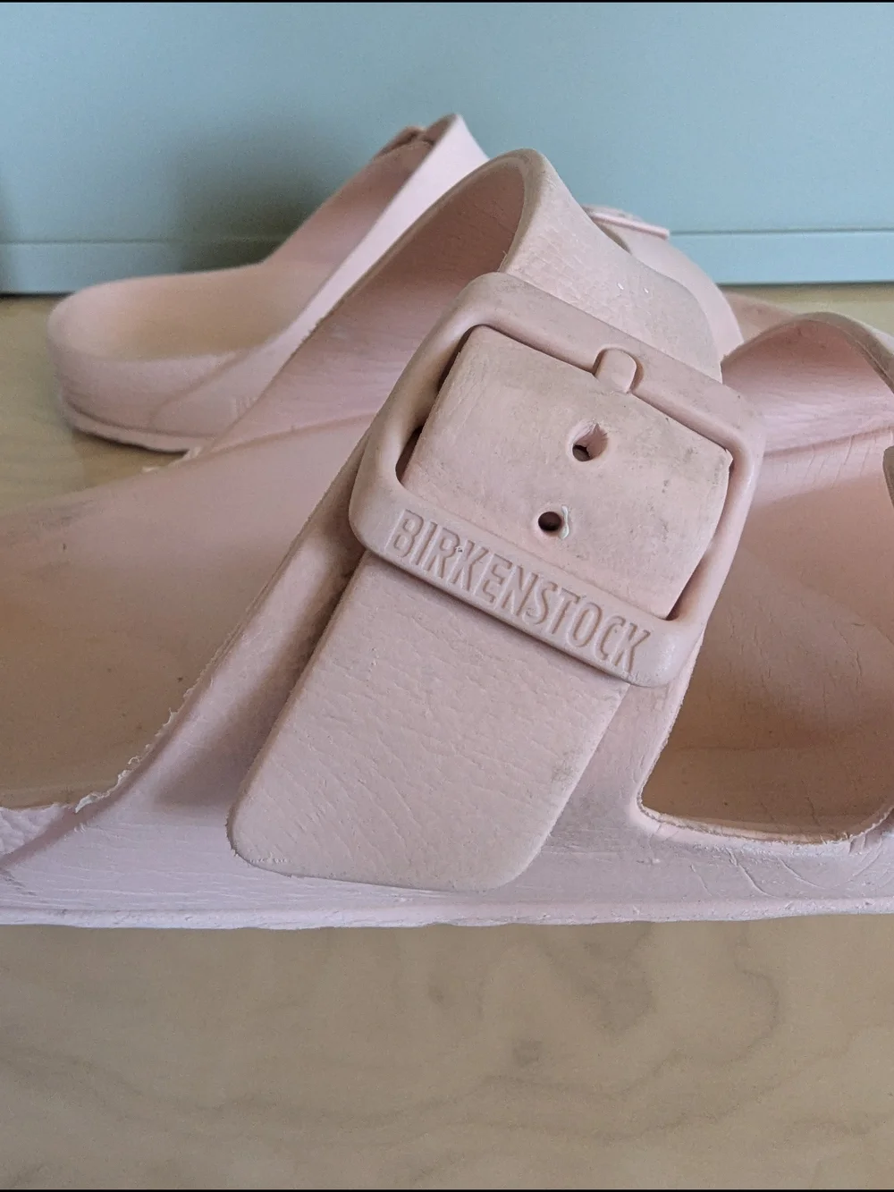 Birkenstock Two-Buckle Slide Sandals - Light Pink